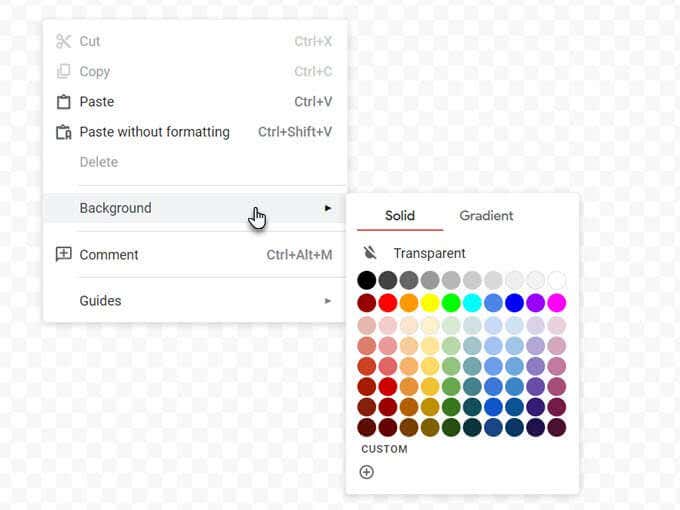 Google-Drawings-Choose-Background-Color-Business-Card - Online Tech Tips Make a Business Card From a New Document image 4 - Google-Drawings-Choose-Background-Color-Business-Card