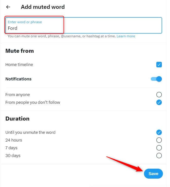 how-to-mute-words-phrases-or-hashtags-on-twitter-6-compressed - Online Tech Tips choosing a muted word and options for muting it - how-to-mute-words-phrases-or-hashtags-on-twitter-6-compressed
