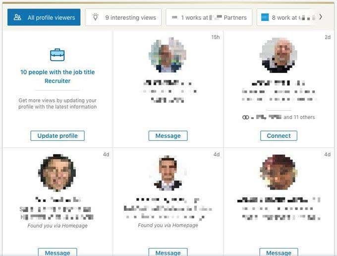 LI profile views - Online Tech Tips LinkedIn Career image 2 - LI profile views