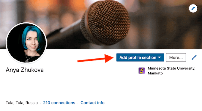 add-profile-section - Online Tech Tips How to Get Endorsed on LinkedIn image - add-profile-section