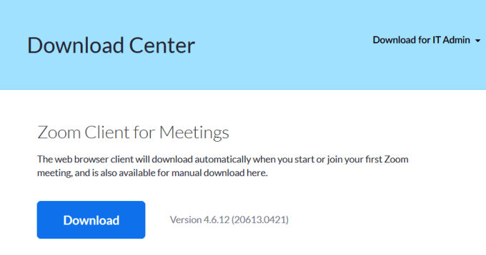 download-center - Online Tech Tips Uninstall and Reinstall Zoom image - download-center