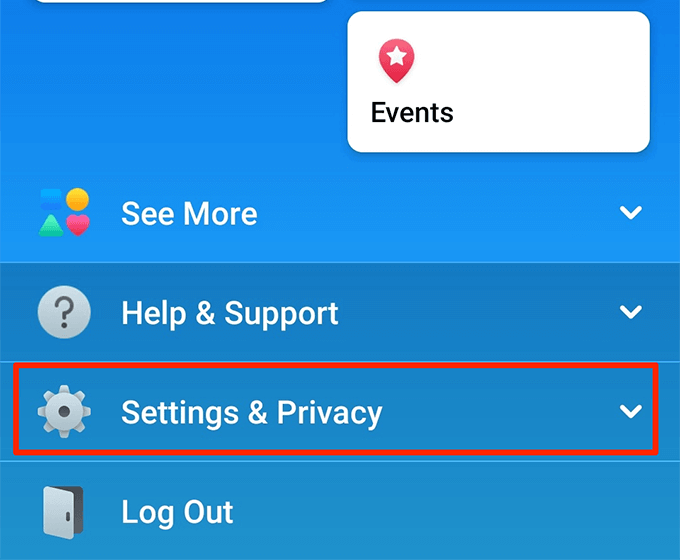 fb-app-settings - Online Tech Tips Log Out Of Facebook Messenger Using The Facebook App (iOS & Android) image 2 - fb-app-settings