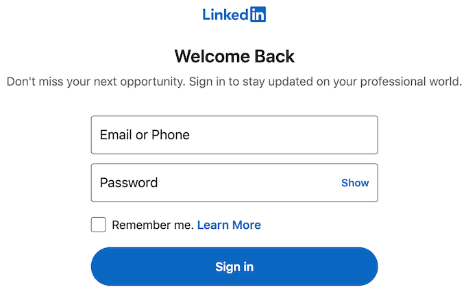 linkedin-sign-in-1 - Online Tech Tips How to Endorse Someone on LinkedIn image 2 - linkedin-sign-in-1